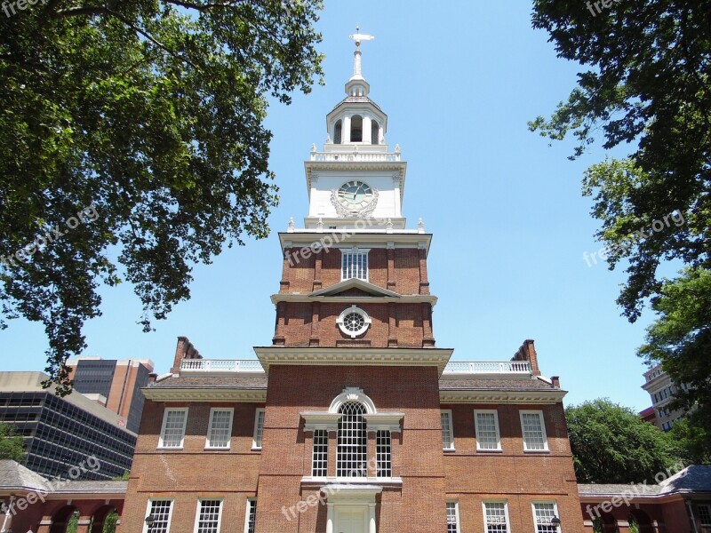 Independence Hall Philadelphia Historic History Independence