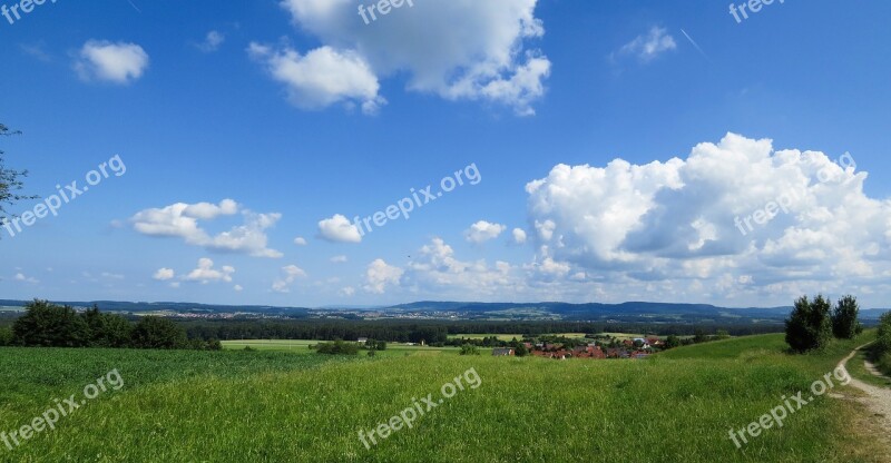 Landscape Nature Sky Clouds Panorama