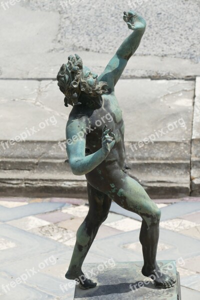 Pompeii Italy Antiquity Statue Sculpture