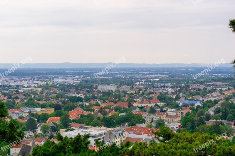 City Top Look Austria Views Horizon