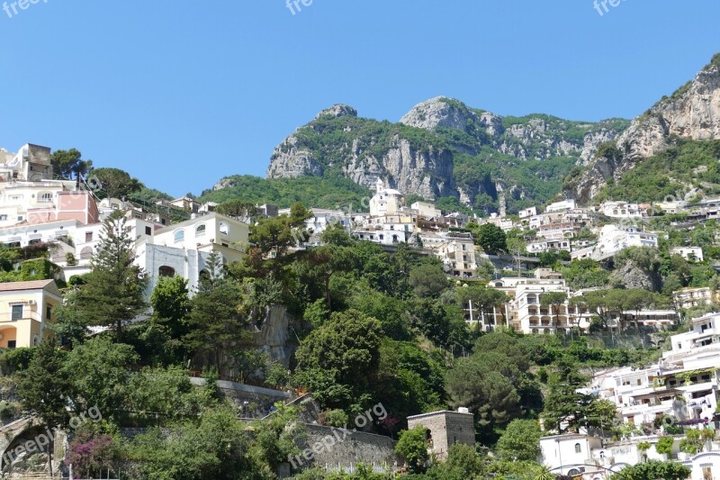 Amalfi Positano Italy Coast Mediterranean