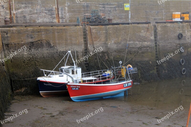 Harbour Fishing Village Creel Pots Crab Fishing Gear