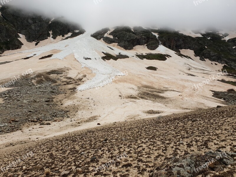 Mountain Glacier Snow Avalanche Free Photos