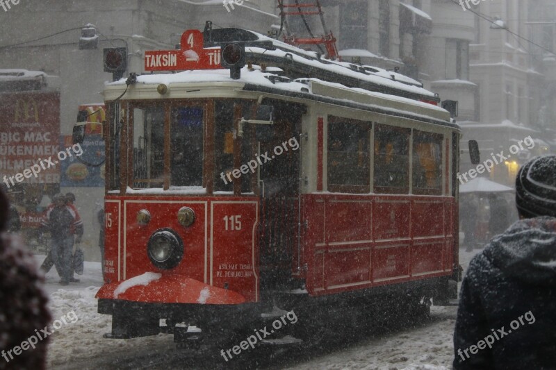 Tramway Istiklal Street Beyoğlu Istanbul Pera