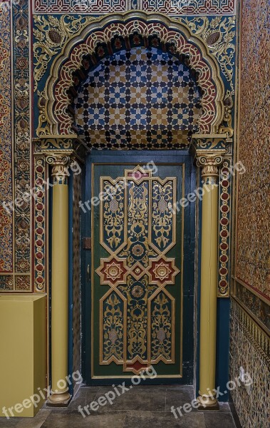 Door Old Style Arabesque Carved Wood Door Carving