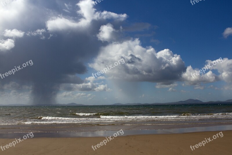 Shower North Wales Harlech Beach Seaside