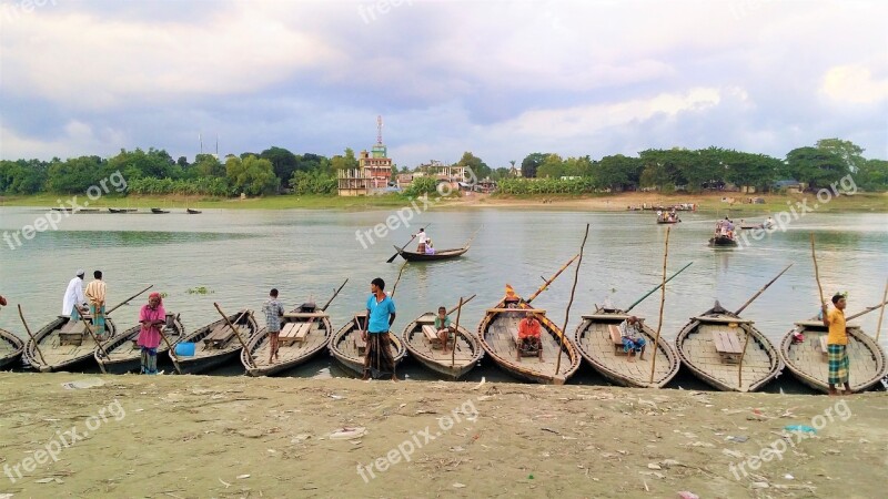 Water Boat Travel Canoe Fisherman