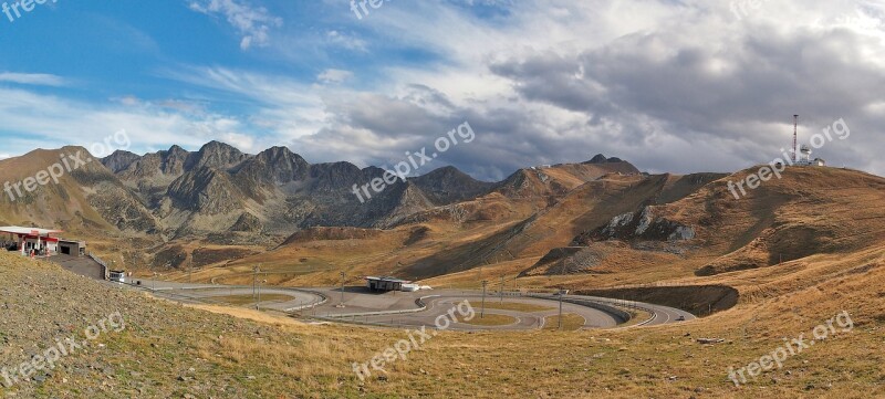 Andorra Mountains Pyrenees Travel Landscape