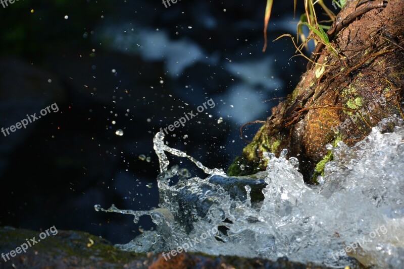 Waterfall Nature Abseiling Water Cascade