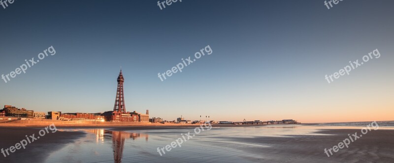 Blackpool Blackpool Tower Tower Promenade Beach