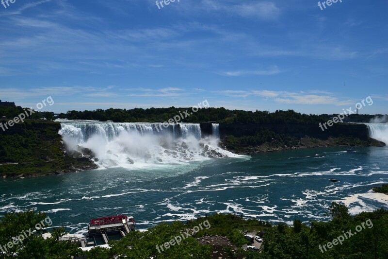 Niagara Falls Water Water Falls Ontario Niagara