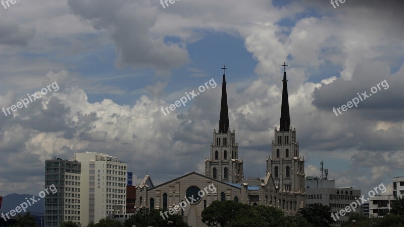 Daegu Jeil Church Church Cloud Cloudy Day Sky