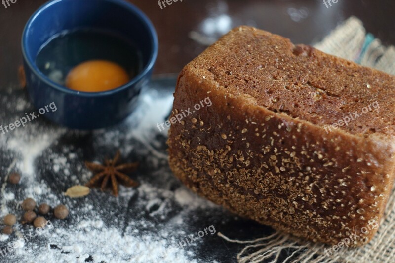 Bread Egg Food Nutrition Lunch