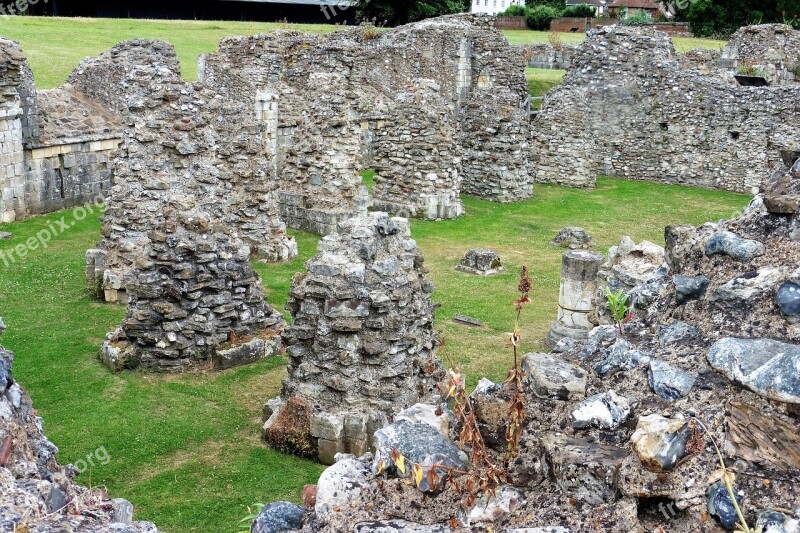 Abbey Ruins Henry Viii Monastery Ruin St