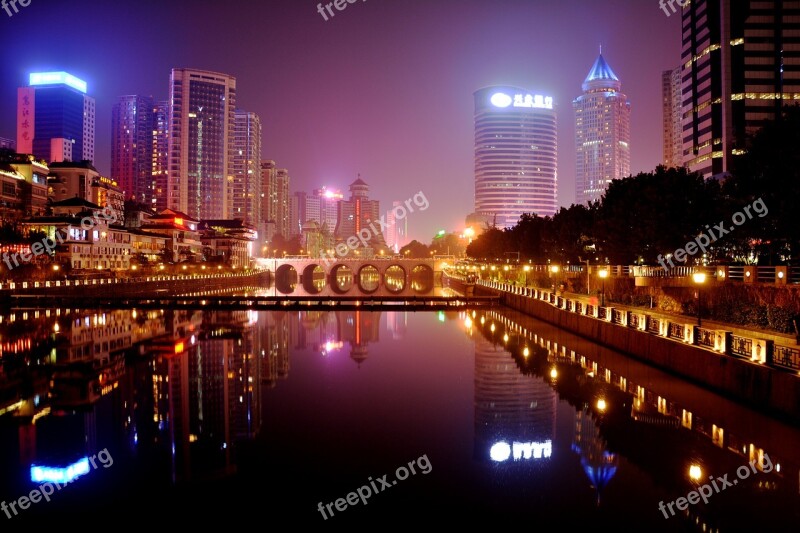 China The Town Building Zhenyuan Old Town Scenery