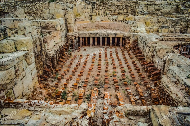 Cyprus Kourion Ancient Site Mediterranean