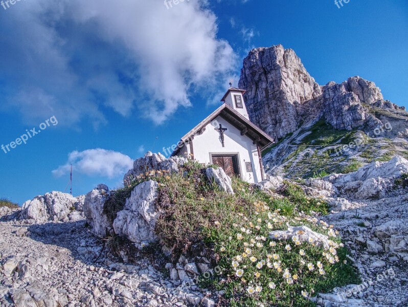 Three Peaks Of Lavaredo Dolomites Landscape Nature Mountains