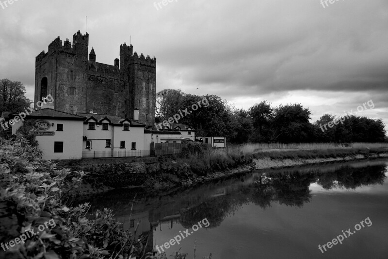 Castle Ireland Twilight Bunratty Free Photos