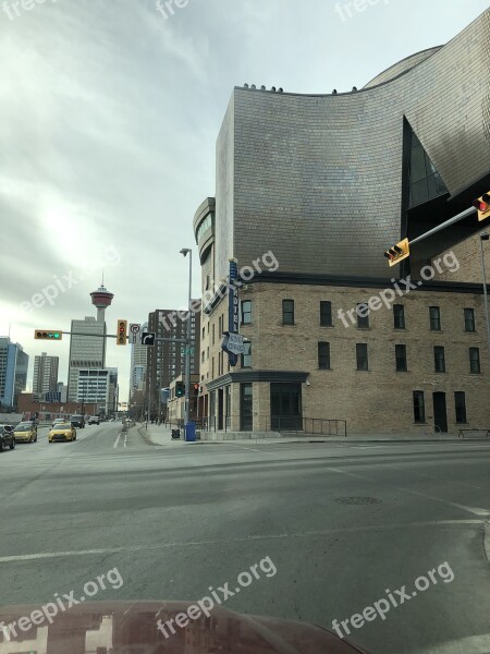 Calgary King Eddy Calgary Tower Downtown Free Photos