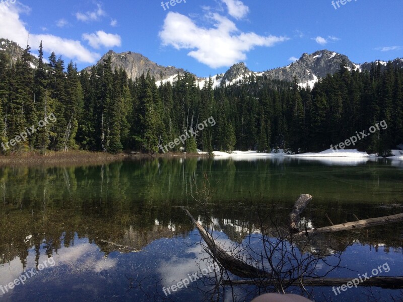 Nature Serene Glass Water Tranquil