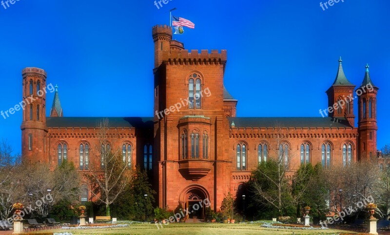 Smithsonian Castle Building Washington D C America