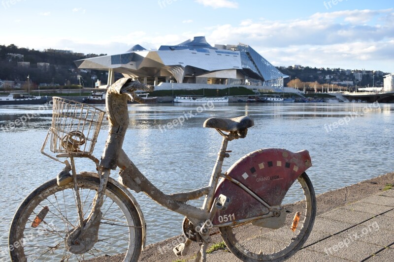 Bikes Rhône Confluence Lyon Free Photos