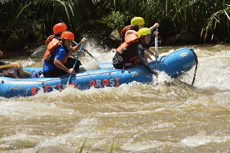 Latin America Costa Rica Tourist River Sport