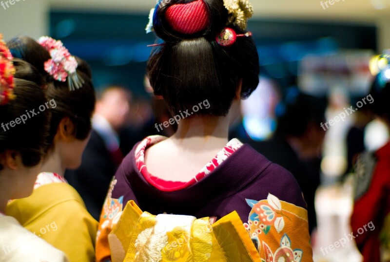 Geisha Maiko Neck Japan Free Photos