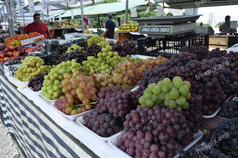 São Paulo Market Fruit Outdoors Brazil