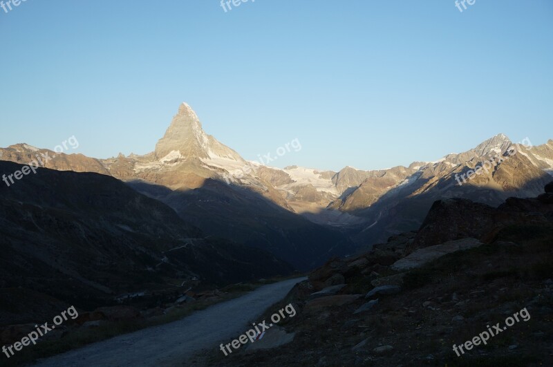 Matterhorn Zermatt Switzerland Alps Free Photos