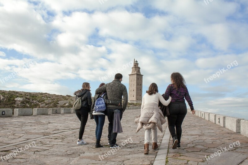 Tower Lighthouse Architecture Historical Tower Of Hercules