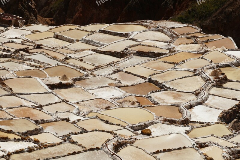 South America Salt Nature Peru Maras