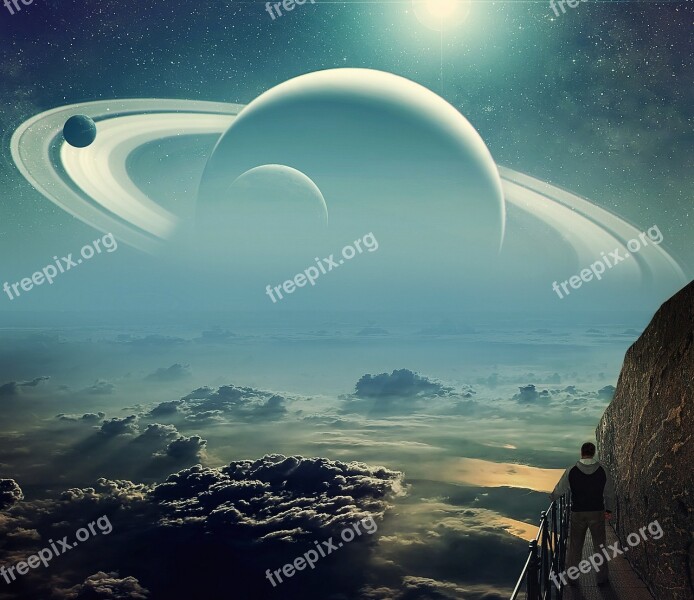 Photoshop Photo Montage Cosmos Fantasy Surreal