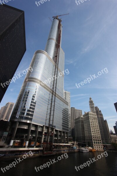 Chicago Trump Tower Free Photos