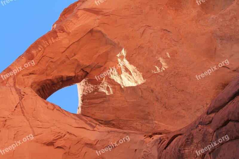 Usa Monument Valley Utah Rock Nature