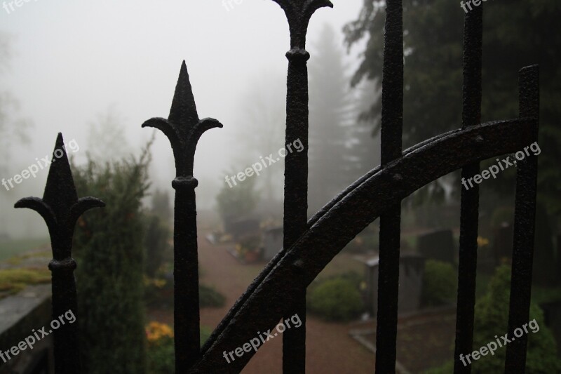 Cemetery Fog Iron Gate Goal Spooky