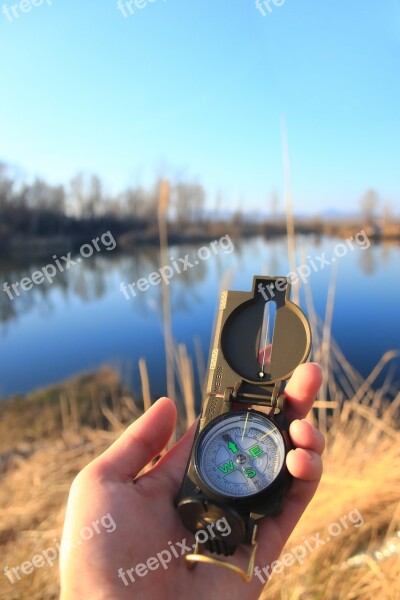 Compass Lake Water Nature Landscape