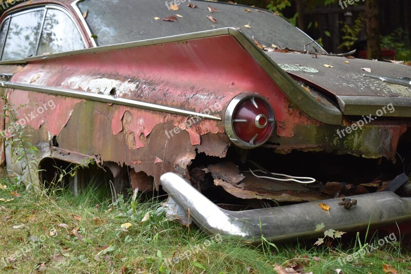 Old Car Rusting Broken Decay Free Photos