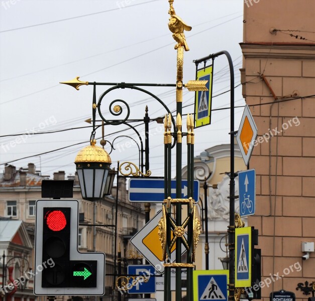 Mess Road Signs Traffic Lantern Road Sign