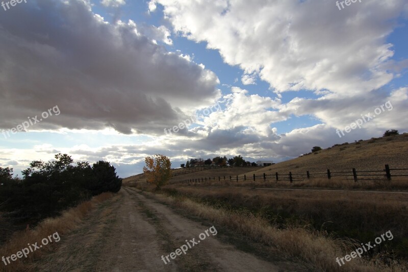 Clouds Sky Fall Autumn Colors