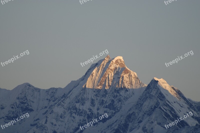 Nepal Langtang Himalaya Mountain Free Photos