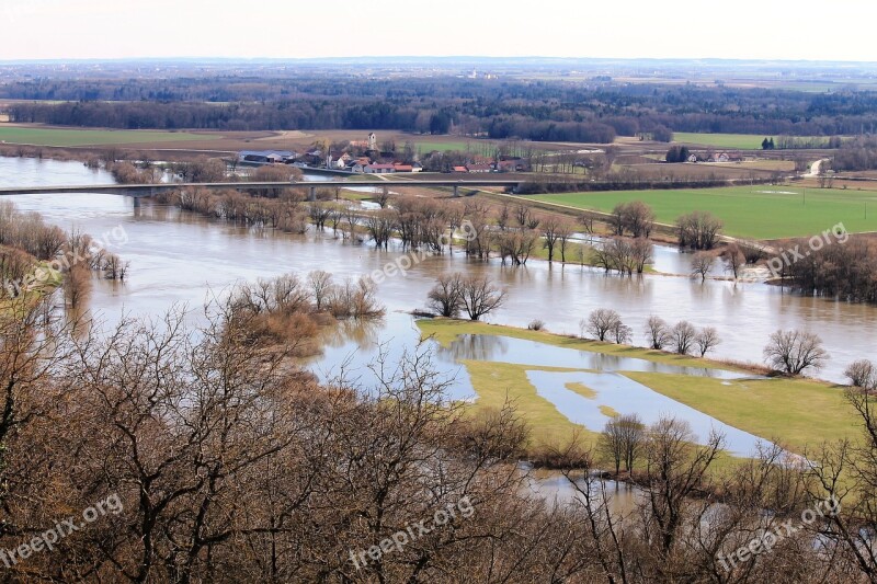 River Danube High Water Flood Flooding