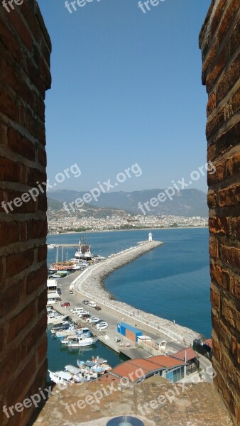 Alanya Port Lighthouse Marine Mediterranean