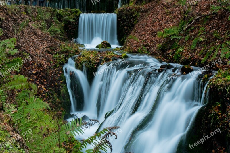 Waterfall Fall Water River Free Photos