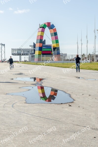 Harbour France Reflection Ark Art