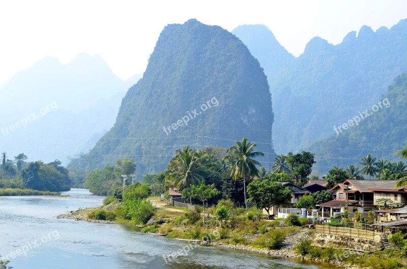 Laos Luang Prabang Hill Village Travel