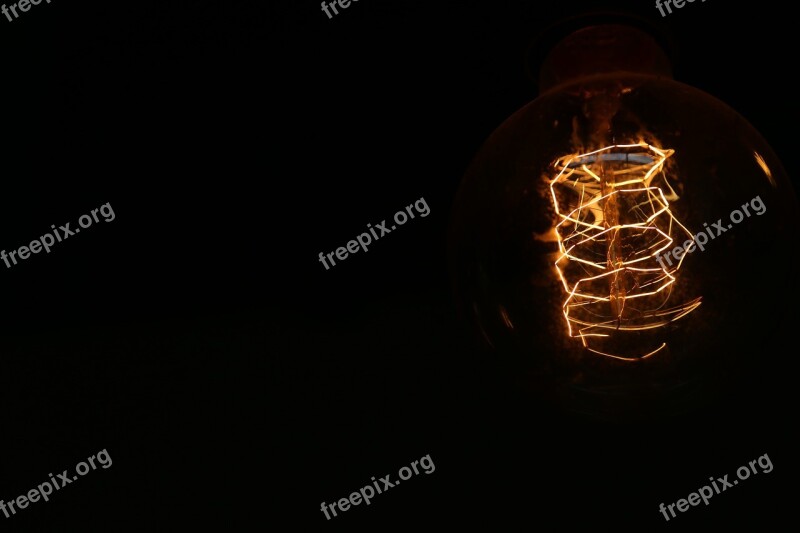 Light Dark Darkness Energy Bulb