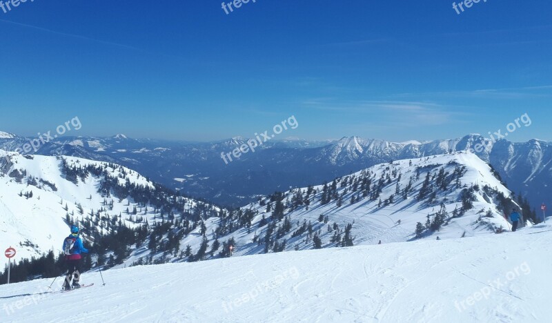 Skiing Snow Winter Austria Outdoor