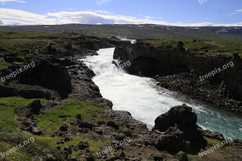 River Waterfall Water Nature Landscape