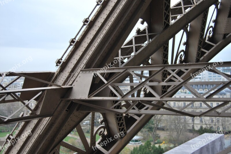 Structure Eiffel Tower Metal Free Photos